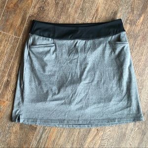 Adidas grey golf skort size large